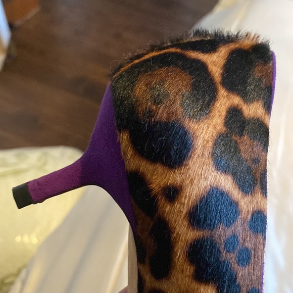 Brian Atwood Leopard print kitten heel - Picture 3 of 3